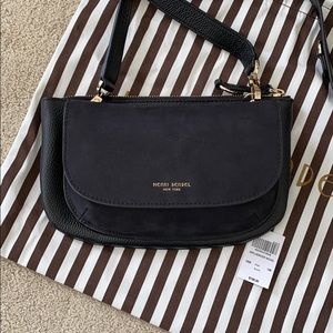 NWT Black Double Crossbody Henri Bendel Purse 🆕